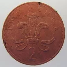 Nach der Reinigung der Antike Münzen