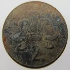 Vor der Reinigung der Antike Münzen
