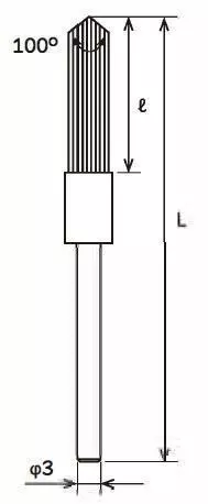 surface end type sizes