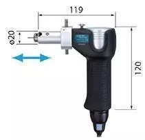 Luster Attachment (Pistol-Type Polisher) (Reciprocating motion) Built-in Motor